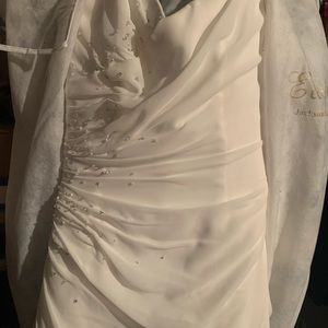 Maggie sattero  chiffon wedding dress